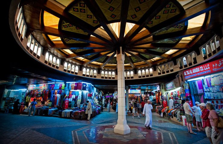 Traditional Omani wedding chest at Mutrah Souq” or “Entrance to Mutrah Souq on Mutrah Corniche